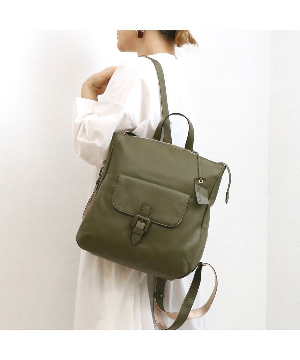 UNBILLION アトランタ ATLANTA / やぎ革軽量ボックス型リュック 