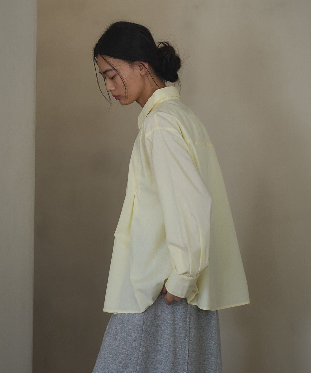 CRAFT STANDARD BOUTIQUE タイ付きタックシャツチュニック 