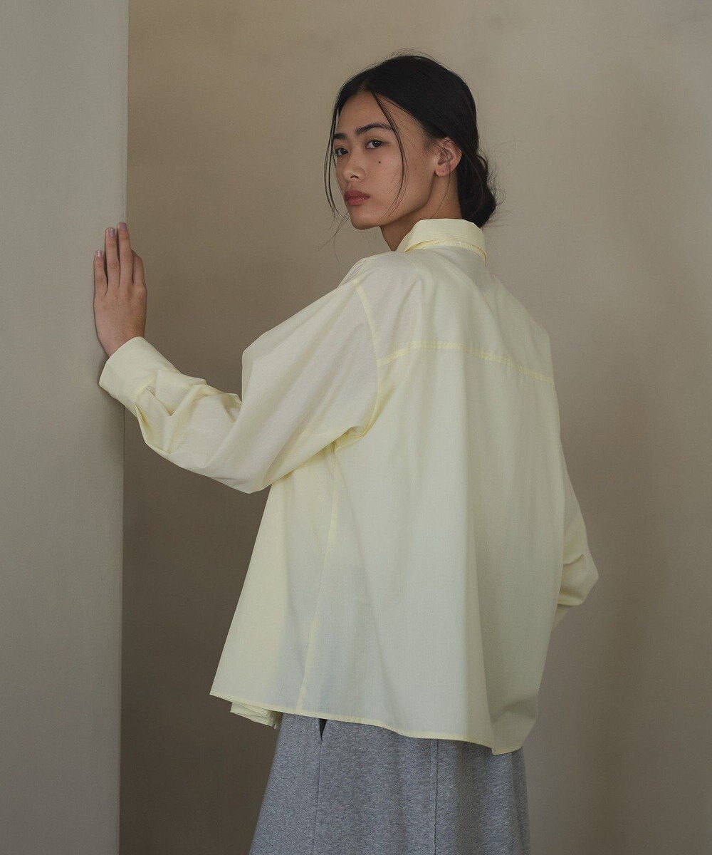 CRAFT STANDARD BOUTIQUE タイ付きタックシャツチュニック 