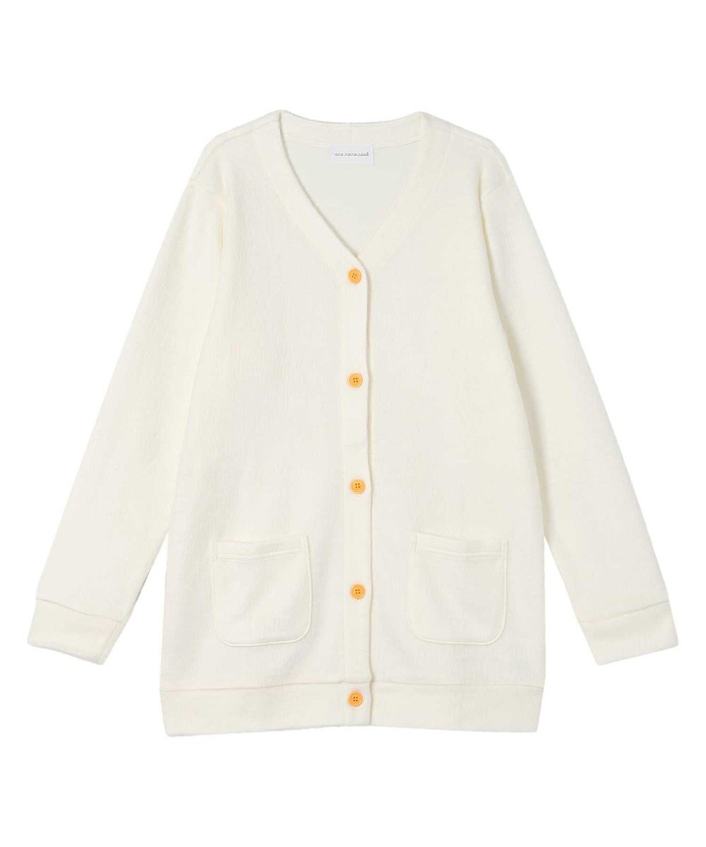une nana cool ビーバー仕立てカーディガン 