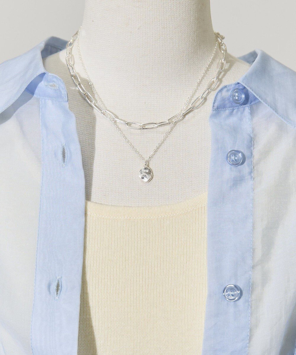 AMERICAN HOLIC ２連チェーン×ワントップネックレス 