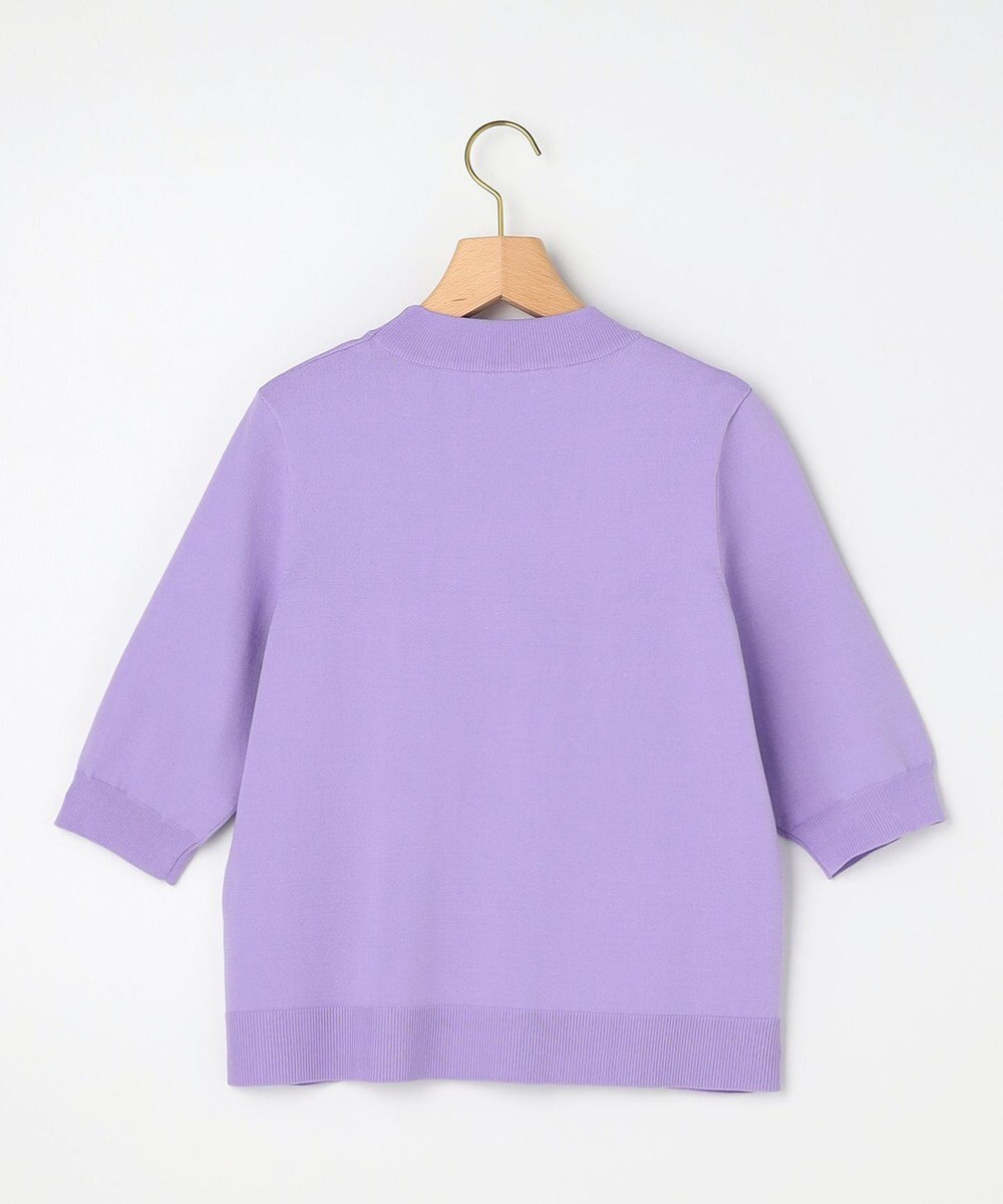 組曲 L 【先行予約】マイラックカラー 6分袖 ニット 