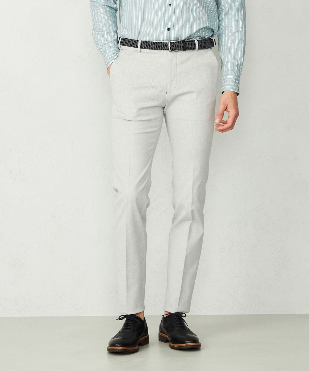 JOSEPH ABBOUD 【オーガニックコットン】シャンブレードビー パンツ 