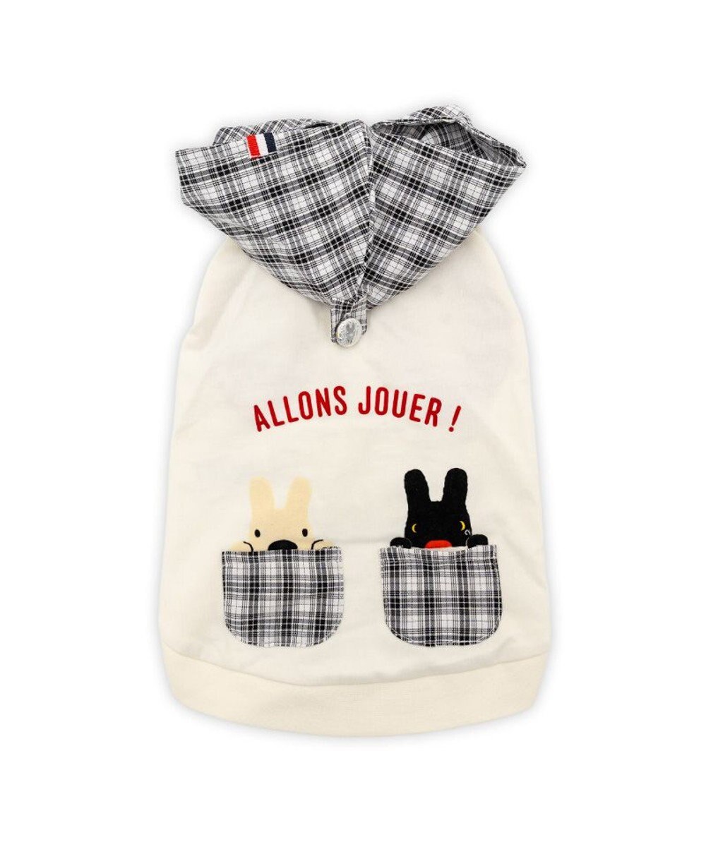 PET PARADISE リサとガスパール  パーカー《チェック柄》 小型犬 