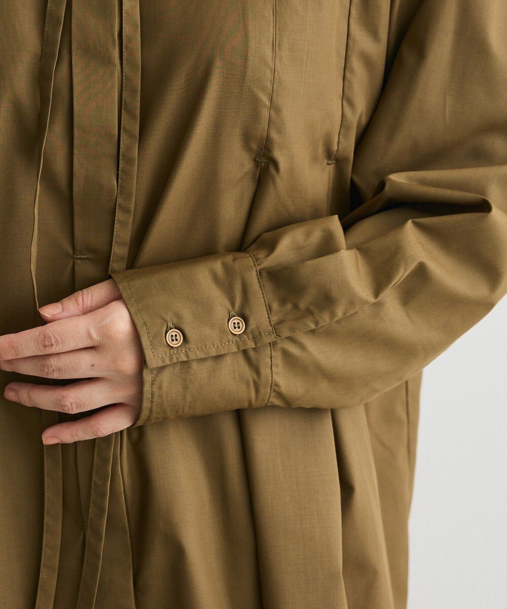 CRAFT STANDARD BOUTIQUE タイ付きタックシャツチュニック 