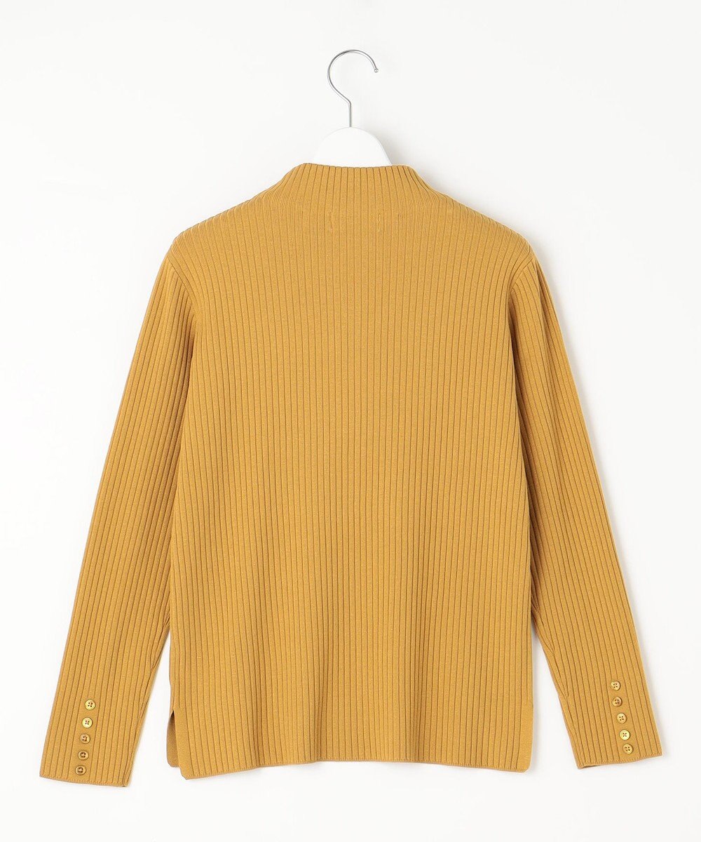 J.PRESS LADIES 針抜きフライス ボトルネック リブ カットソー 