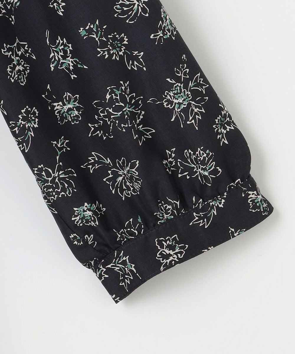 J.PRESS LADIES L 【WEB限定カラーあり・洗える】ラインフラワープリント ワンピース 