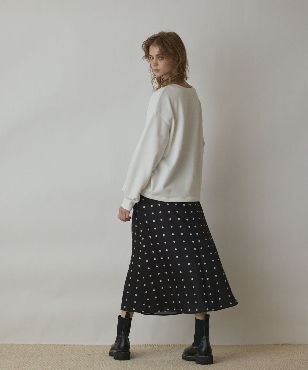 GRACE CONTINENTAL Catphoto裏毛トップ 