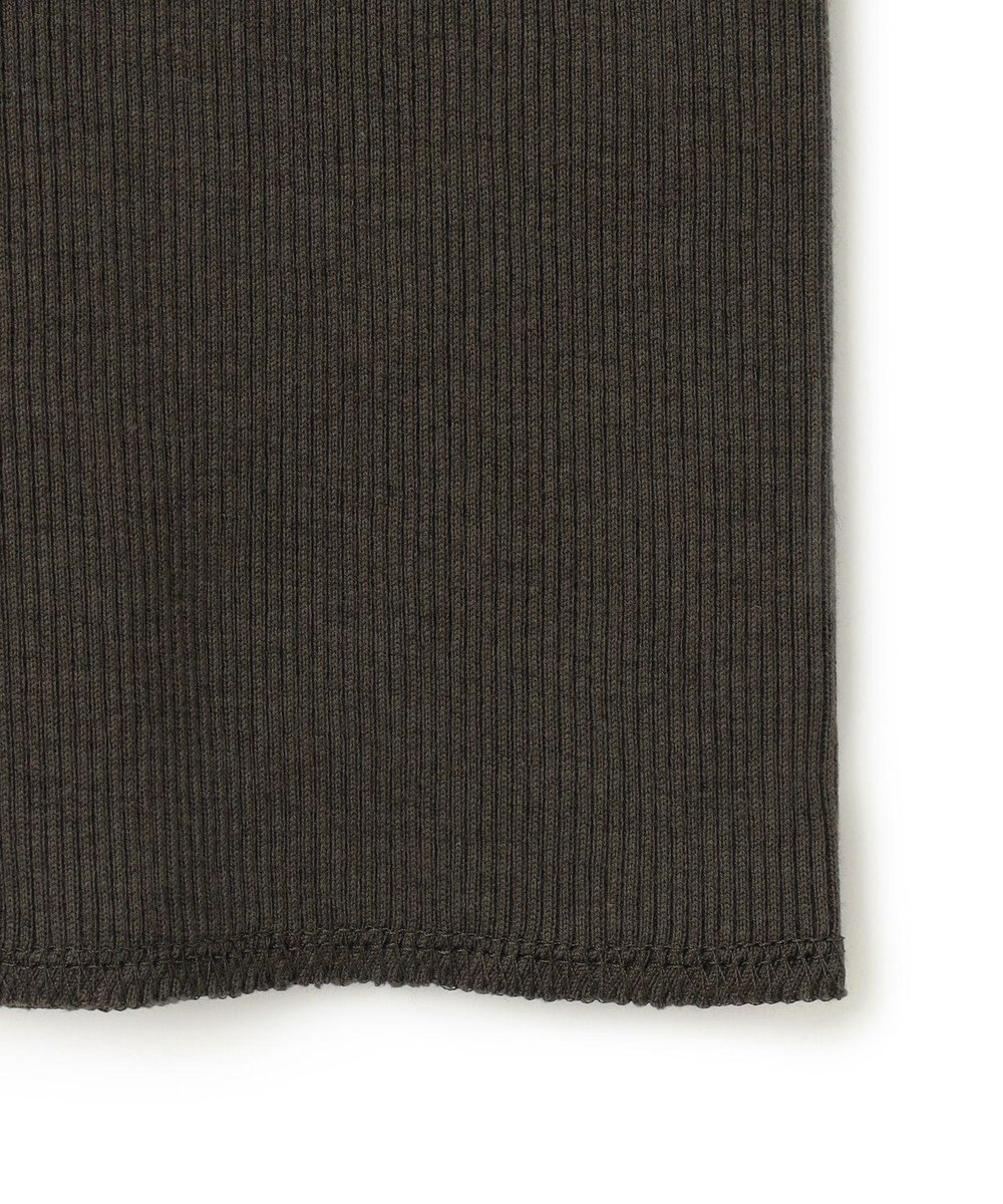 BEIGE， 【BEIGE,ecru/WEB限定・洗える】RIB TOPS /  コットンシルクハイネックトップス 