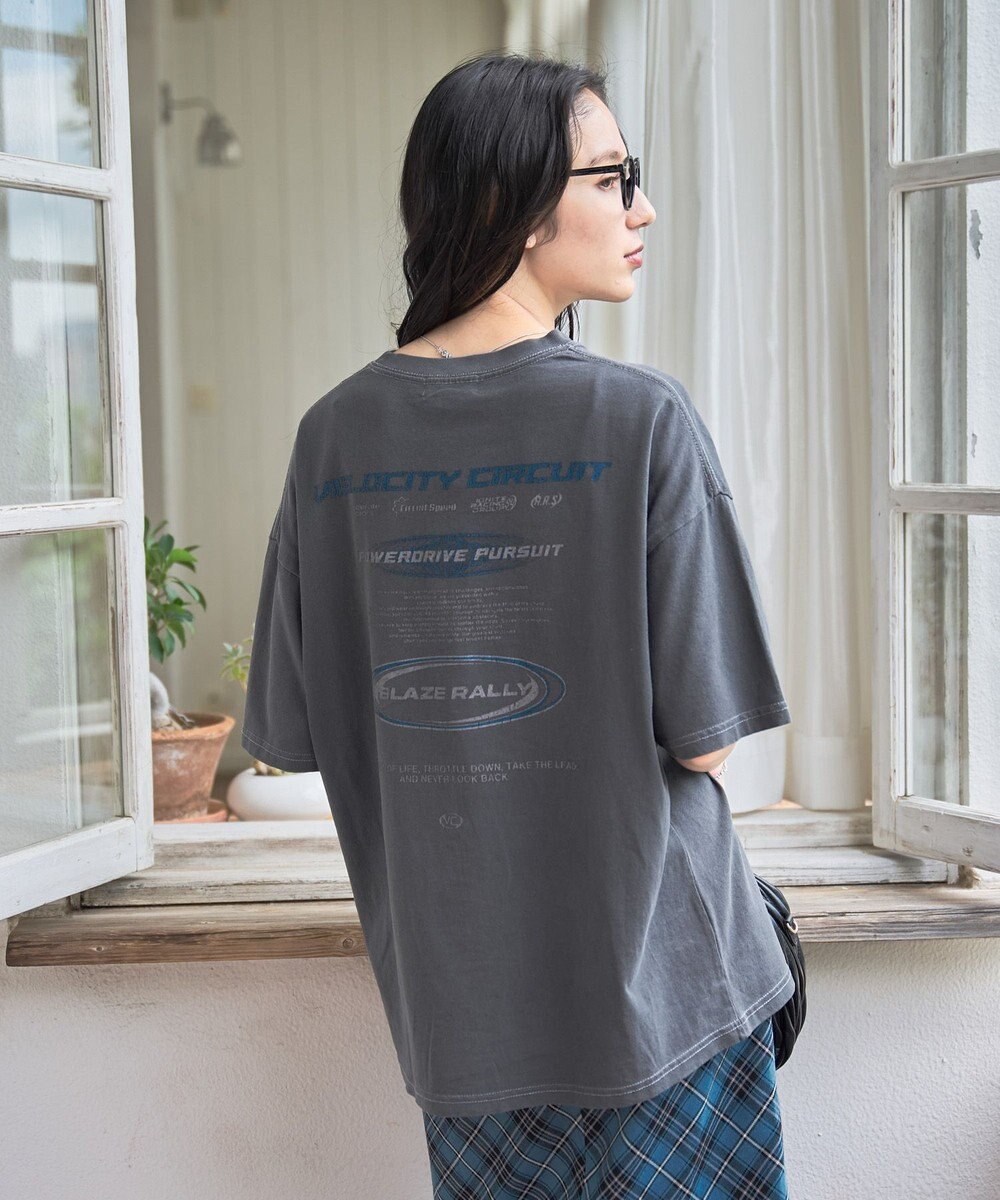 WEGO 【新色追加/ユニセックス着用アイテム/手洗い可/SMLサイズ展開】ピグメントグラフィックT（S） 