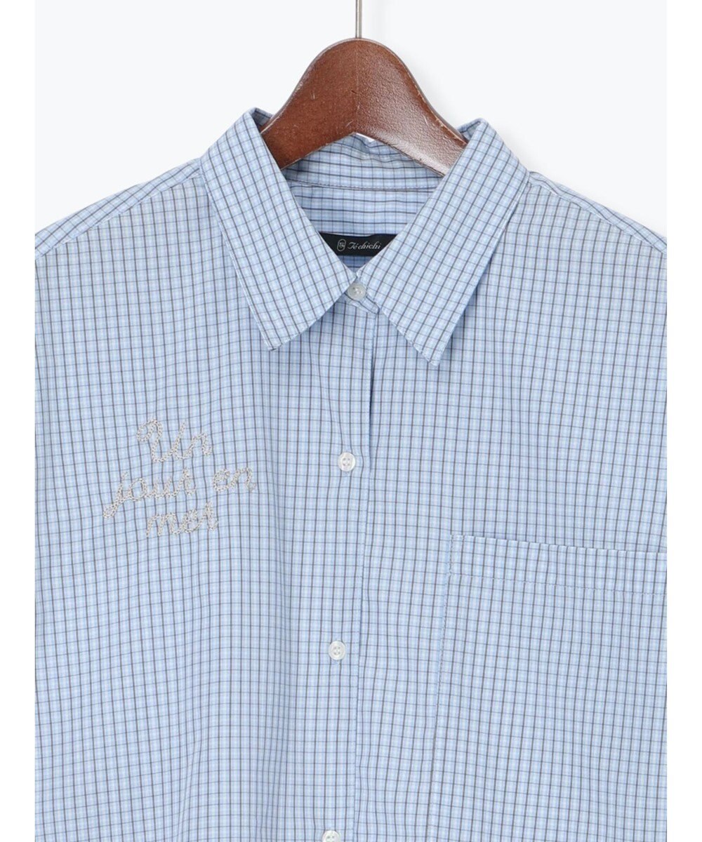 Te chichi ポイント刺繍シャツ 