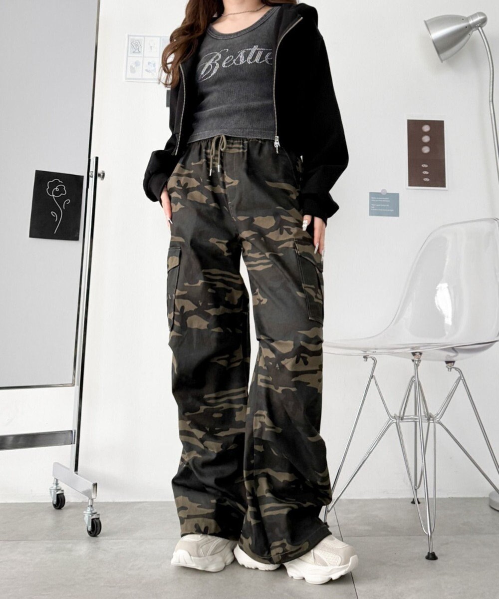 WEGO メッシュコンビ厚底スニーカー 