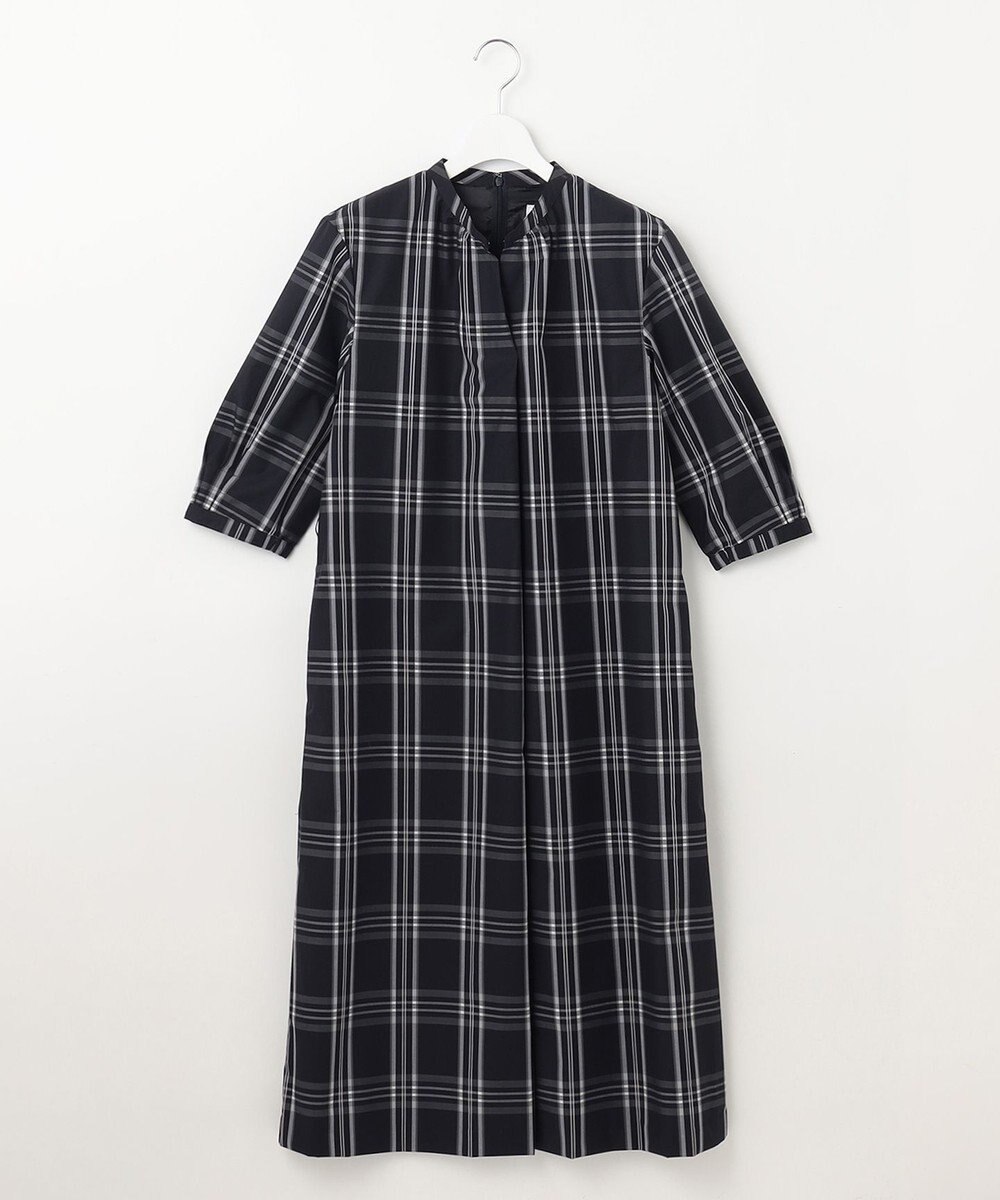 J.PRESS LADIES L 【洗える】コンパクトチェック ワンピース 