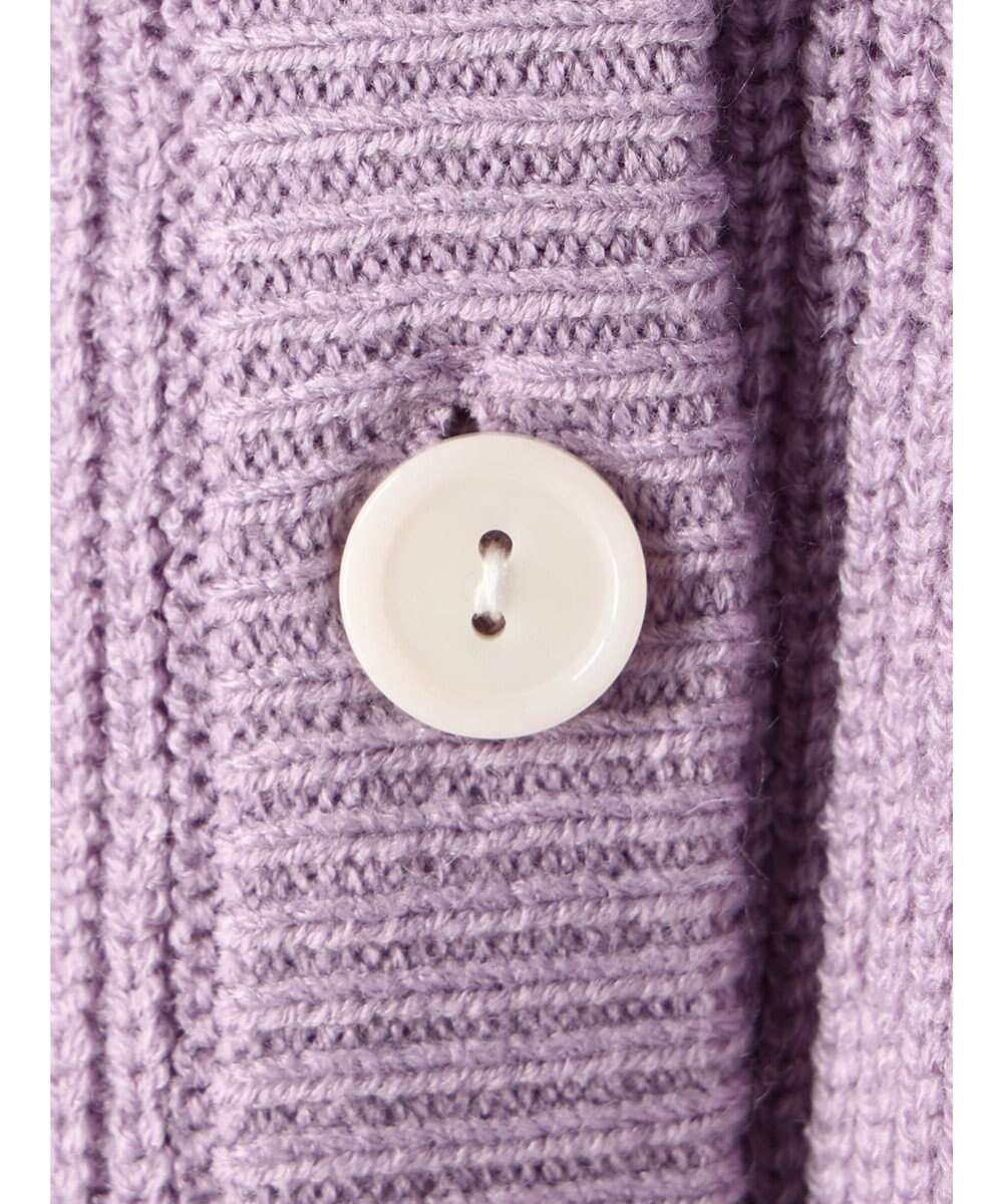 earth music&ecology アンチピリング畦Ｖネックカーディガン 