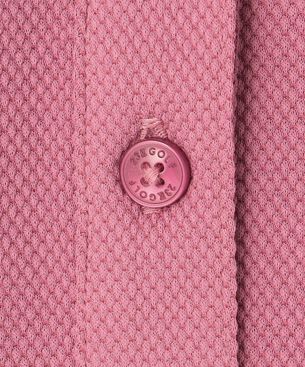 23区GOLF 【WOMEN】【WEB&一部店舗限定】ハニカムライトカノコ 半そでポロシャツ 