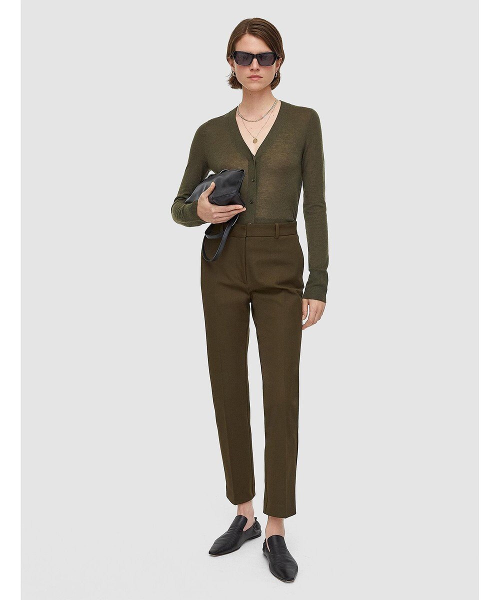 JOSEPH ギャバジンストレッチ　スリムストレートトラウザーズ 