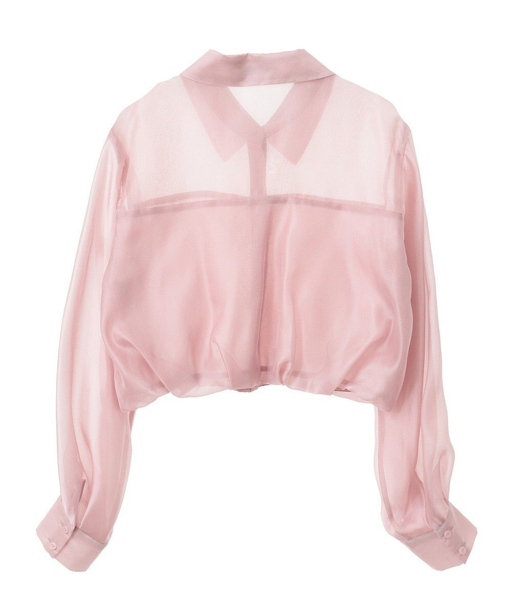 earth music&ecology バルーンシアーショートシャツ 