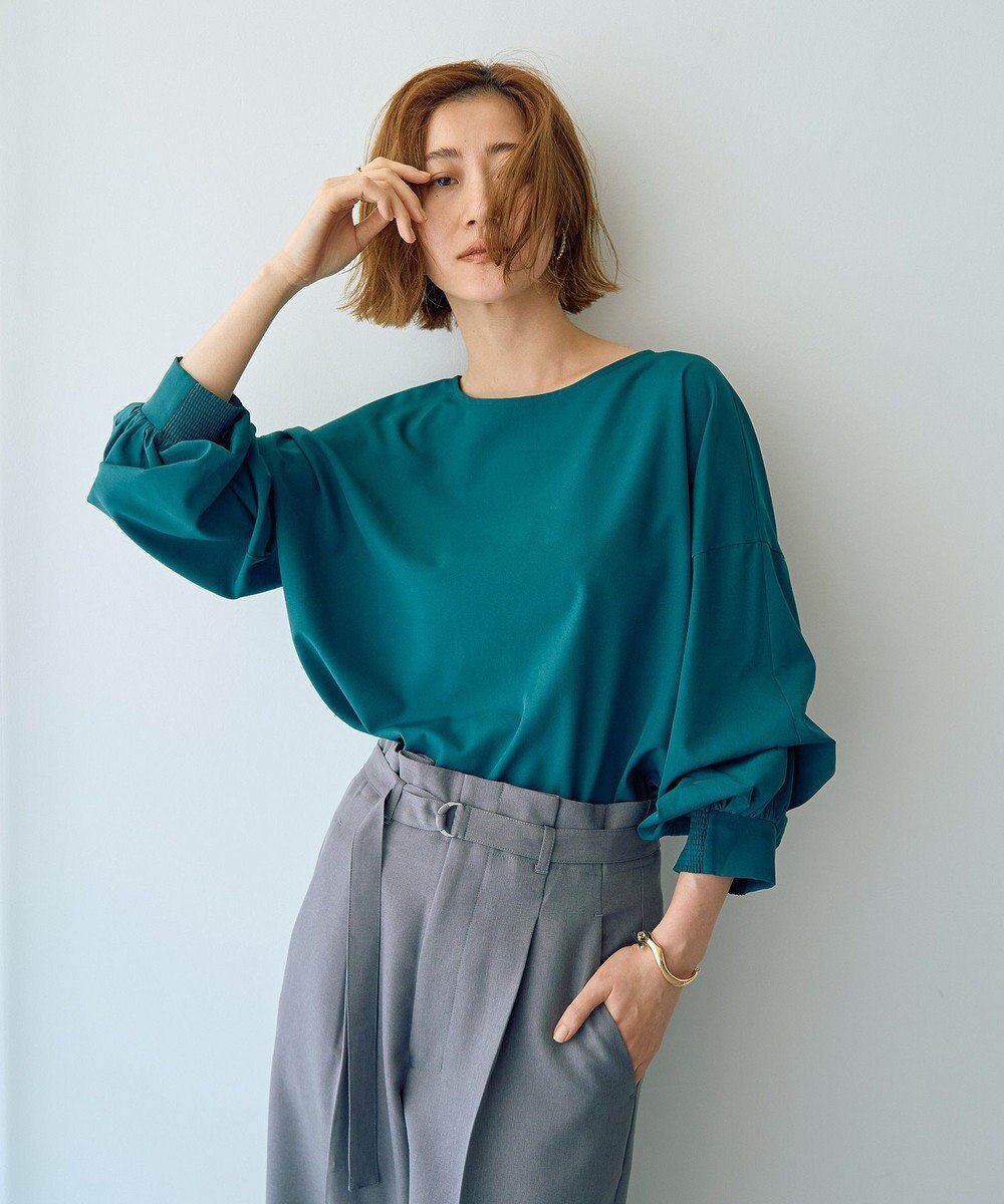 YECCA VECCA 2wayボリューム袖ブラウス 