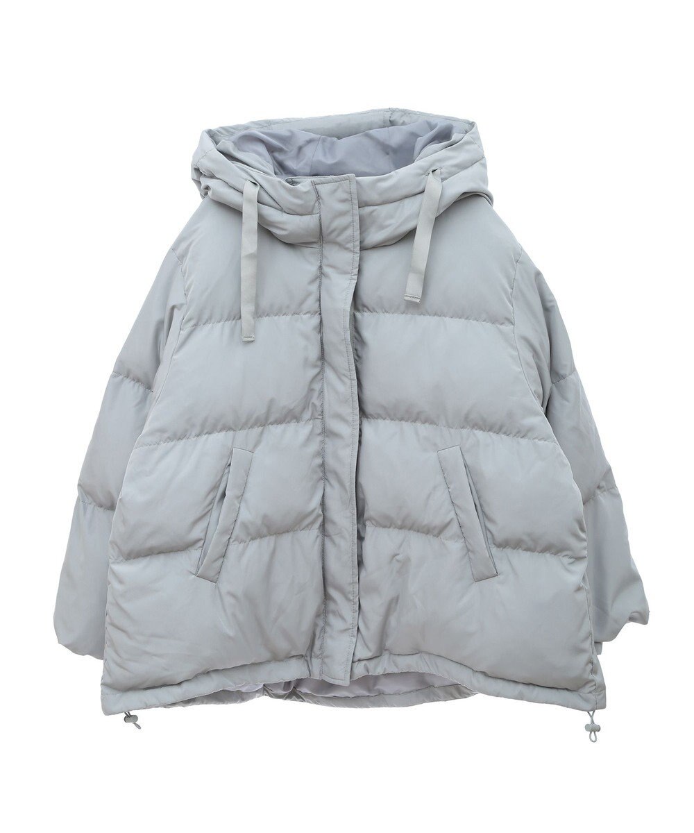 earth music&ecology フーディーパファーブルゾン 