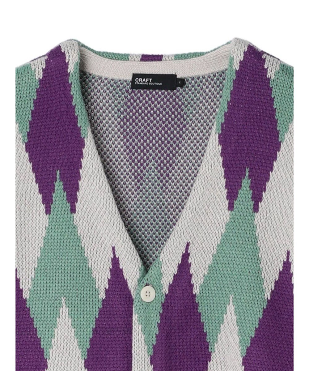 CRAFT STANDARD BOUTIQUE 【男女兼用】アーガイル柄カーディガン2 