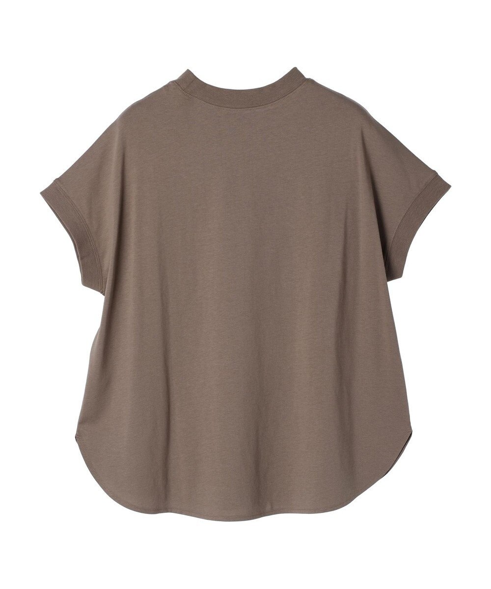 Green Parks フレンチスリーブ筆記体刺繍ロゴプルオーバー 