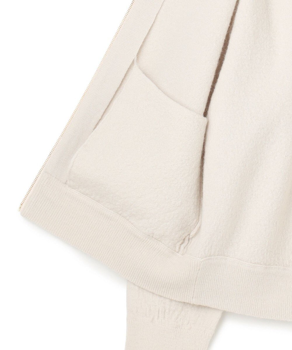 UNFILO ウールミルド ZIPニットブルゾン 