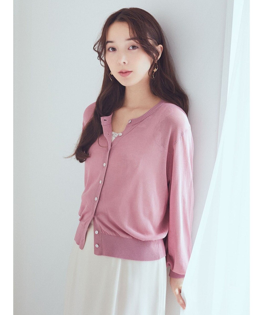 earth music&ecology シアークルーカーディガン 