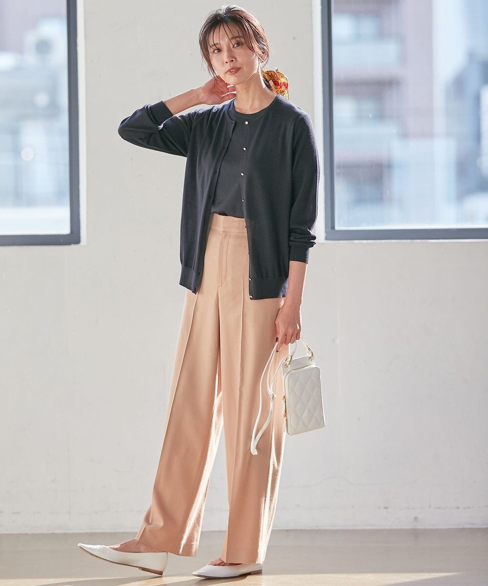 23区 【アンサンブル対応】サステナブルウール カーディガン 