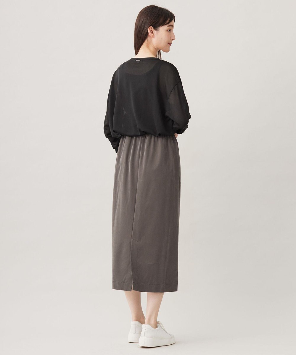 自由区 L 【洗える】ソフトレーヨンツイル スカート 