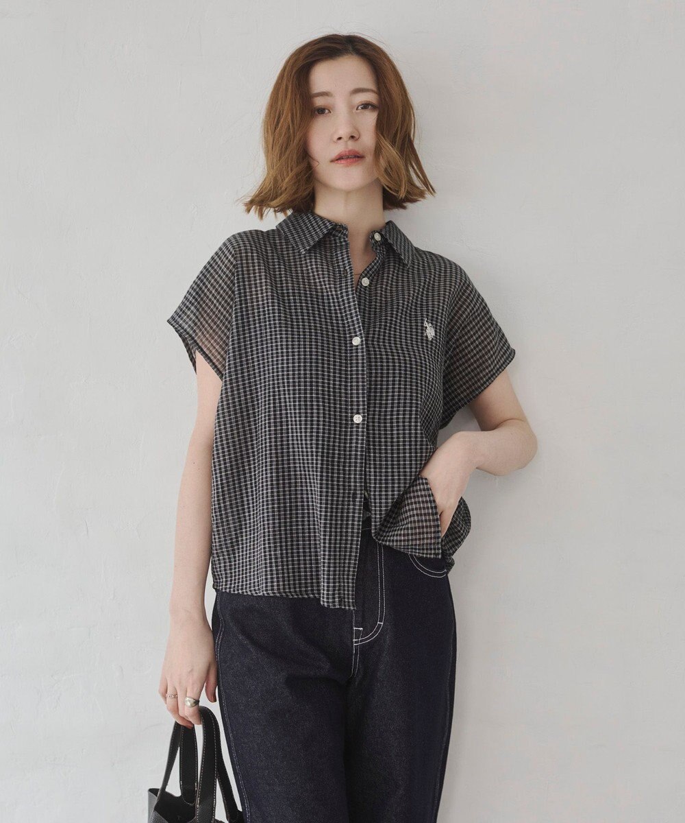 WEGO U.S. POLO ASSN.別注 フレンチスリーブシャツ 