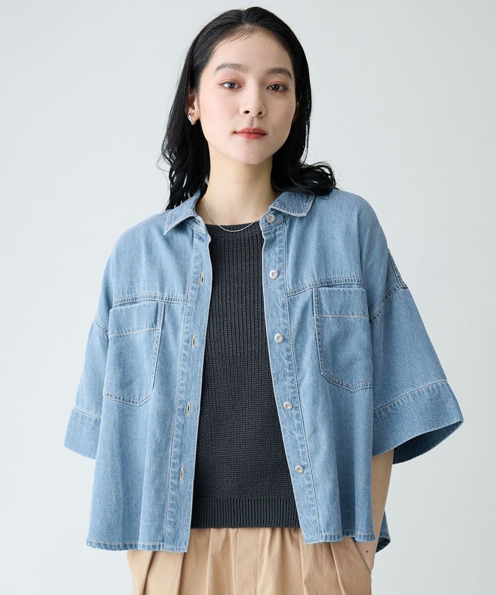 ANY ライトオンスデニムシャツ（セットアップ着用可） 