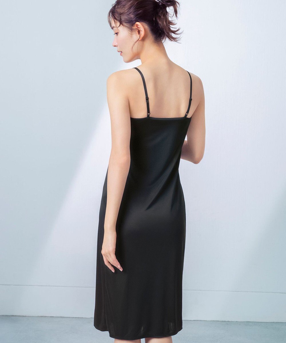 Wing カップ付きワンピース ラク きれいなバストシルエット 【シンクロブラワンピ】 キャミソール スリップ ET6022 ウイング／ワコール 