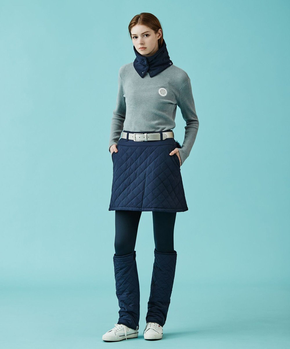 23区GOLF レディな防寒アイテム【WOMEN】ダイヤキルト 中綿スカート 保温性◎寒い朝に最適 