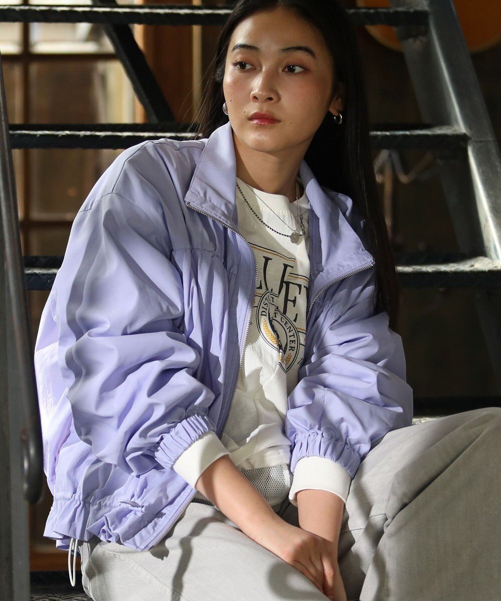 Green Parks リメイク風ナイロンドッキングプルオーバー 