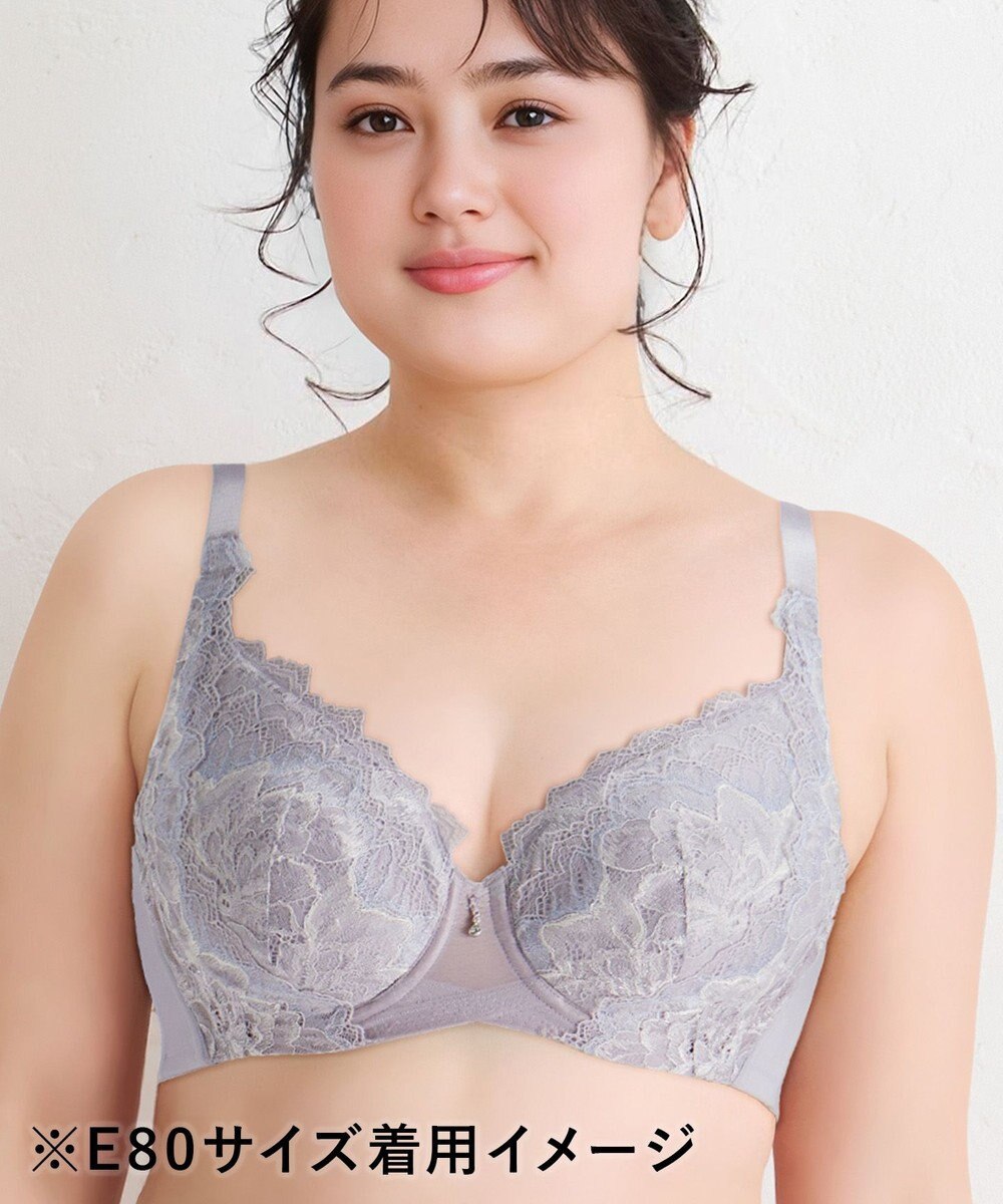 WACOAL ブラジャー 【ハグするブラ】 体温を感知してカラダになじむ 脇高設計 小さく見せる Hカップまで対応 大きいサイズ レディース フルカップ BXB318 /ワコール 