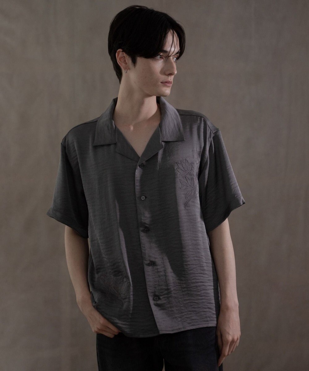 WEGO サテン刺繍シャツ（SS） 