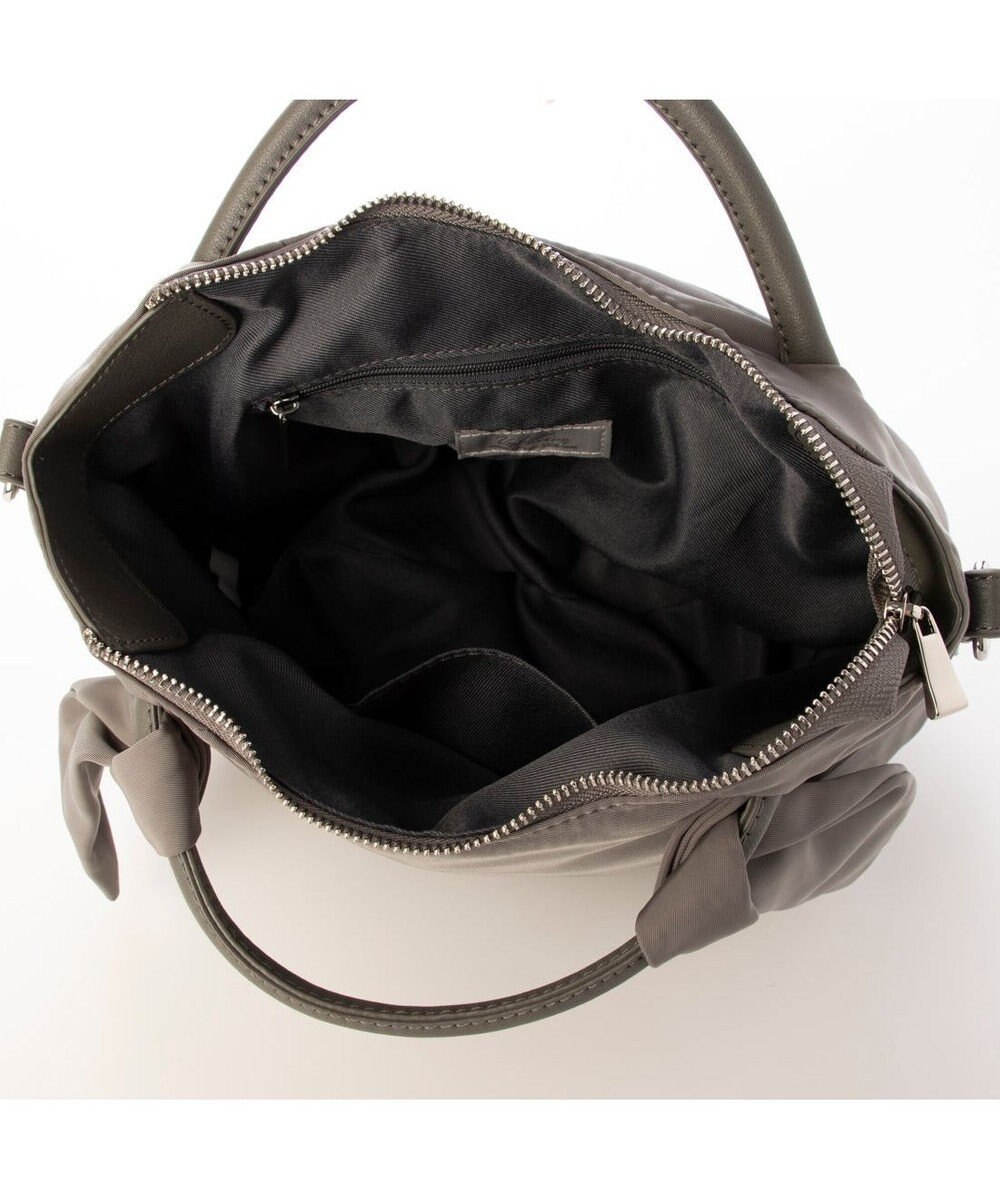 UNBILLION カシュカシュ cachecache / 下がりリボンナイロン2wayミニトートバッグ 