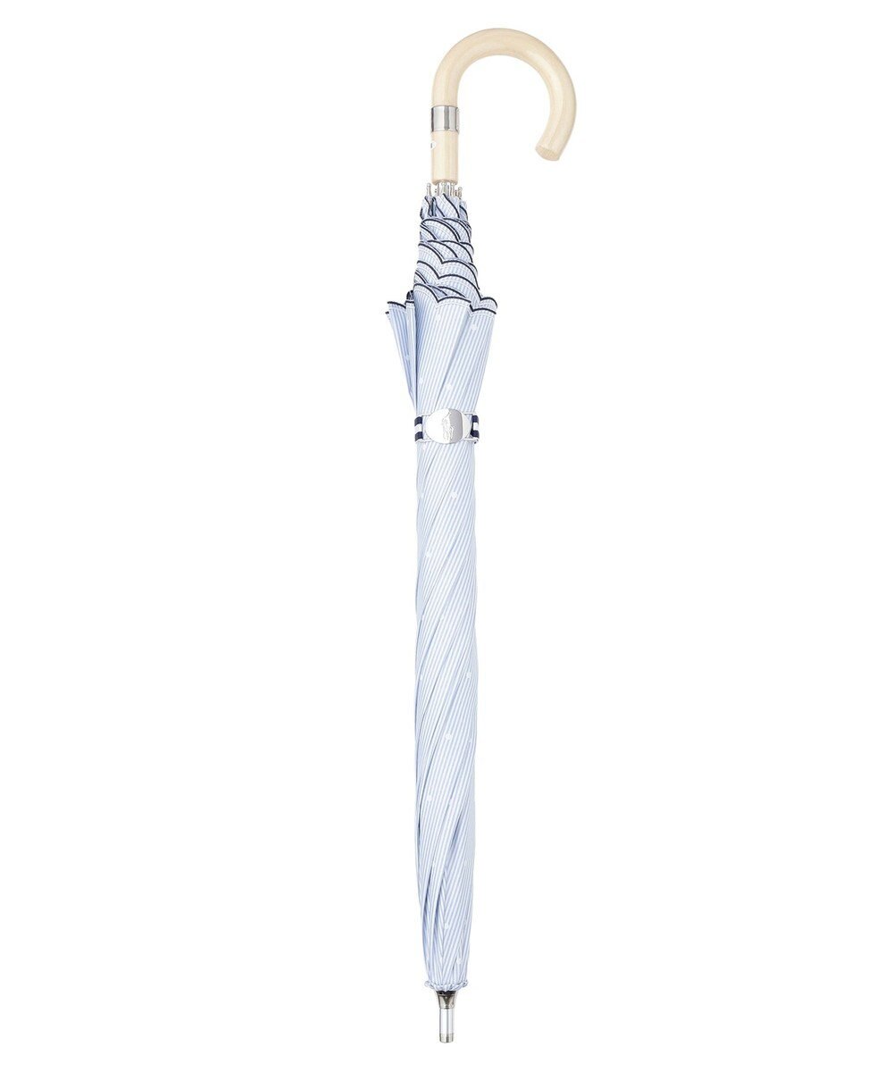 MOONBAT 【軽量】POLO RALPH LAUREN 晴雨兼用日傘 長傘 ストライプドット／遮光 遮熱 UV 