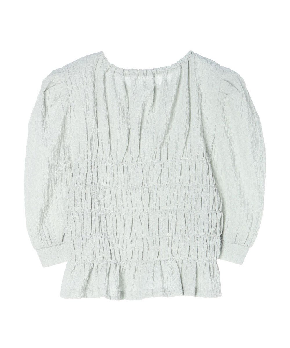 earth music&ecology ポコポコシャーリングトップス 