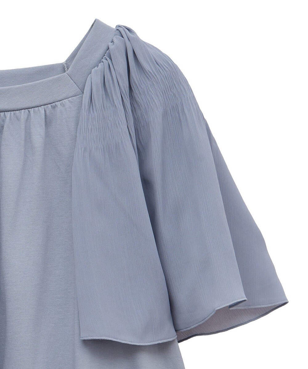 earth music&ecology マジョリカフレアスリーブスクエアプルオーバー 