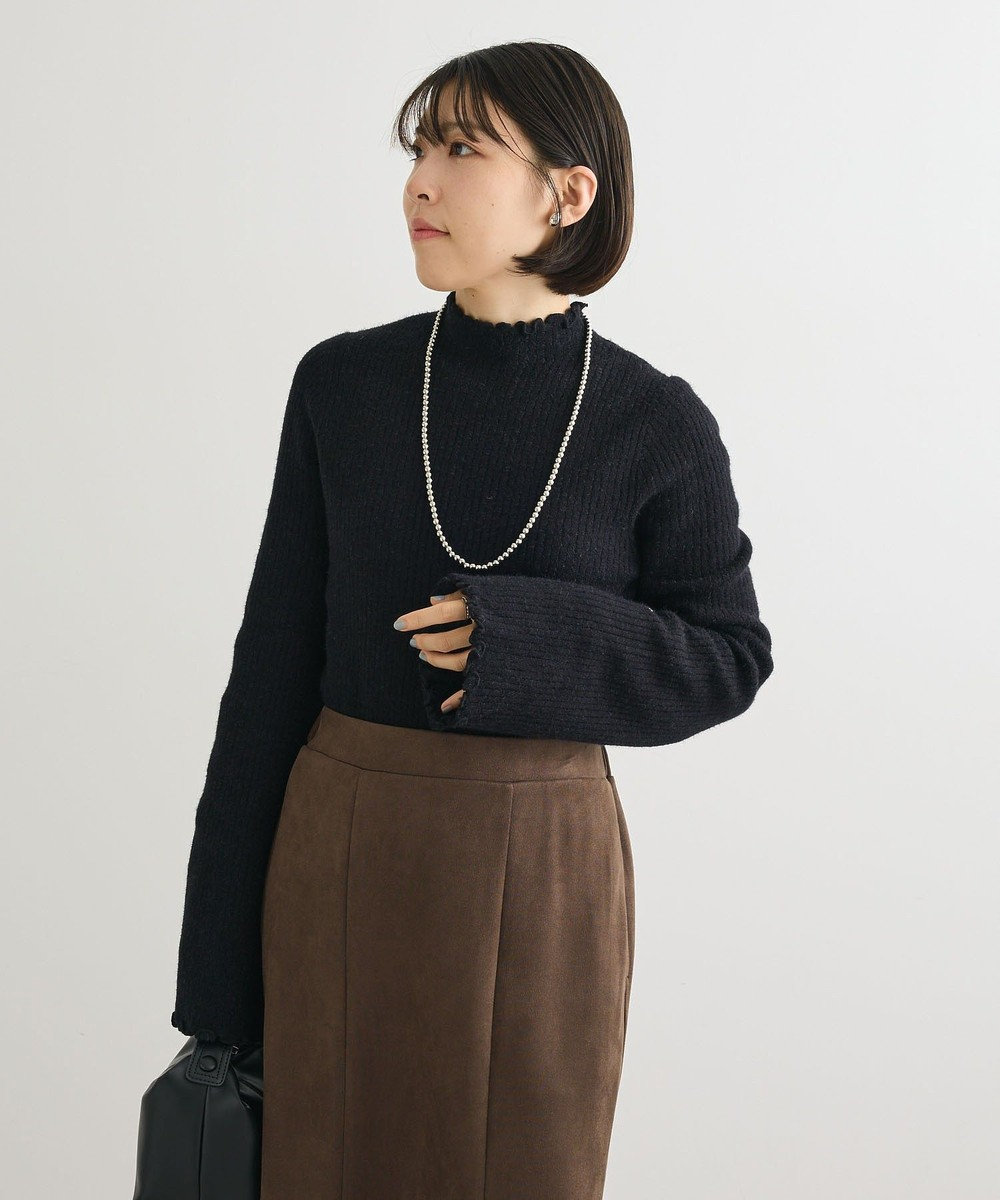 Green Parks ・ｓｗｉｎｇ　ｂｙ　ウラシャギーフレアスリーブニット 