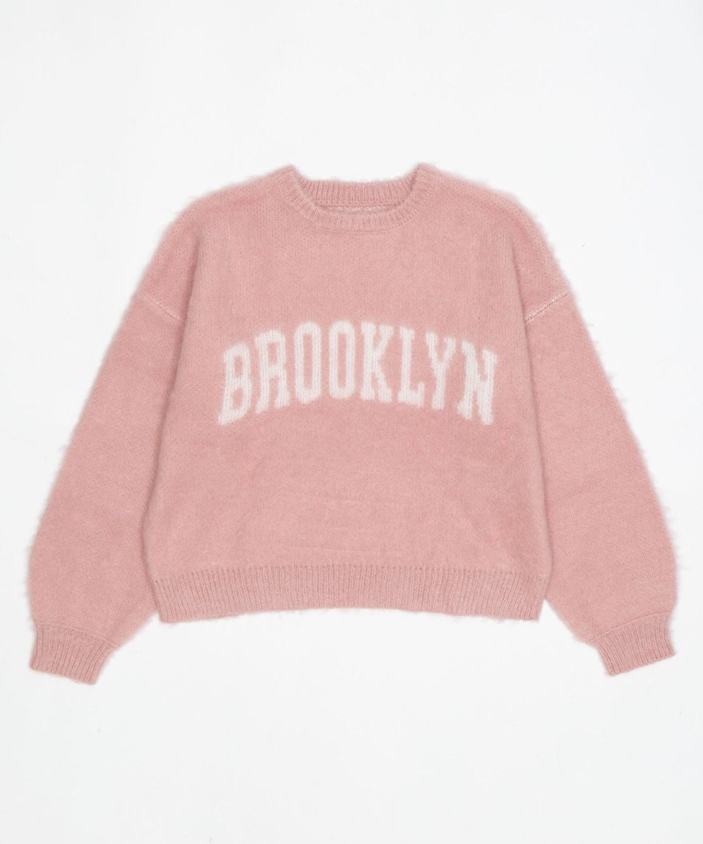 WEGO モヘアタッチBROOKLYNロゴニット 