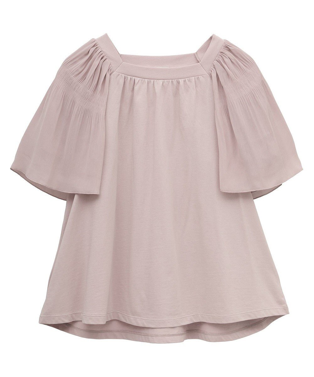 earth music&ecology マジョリカフレアスリーブスクエアプルオーバー 