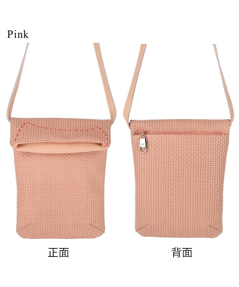 tsumori chisato CARRY エンボスメッシュ ショルダーバッグ ミニバッグ スマホショルダー 