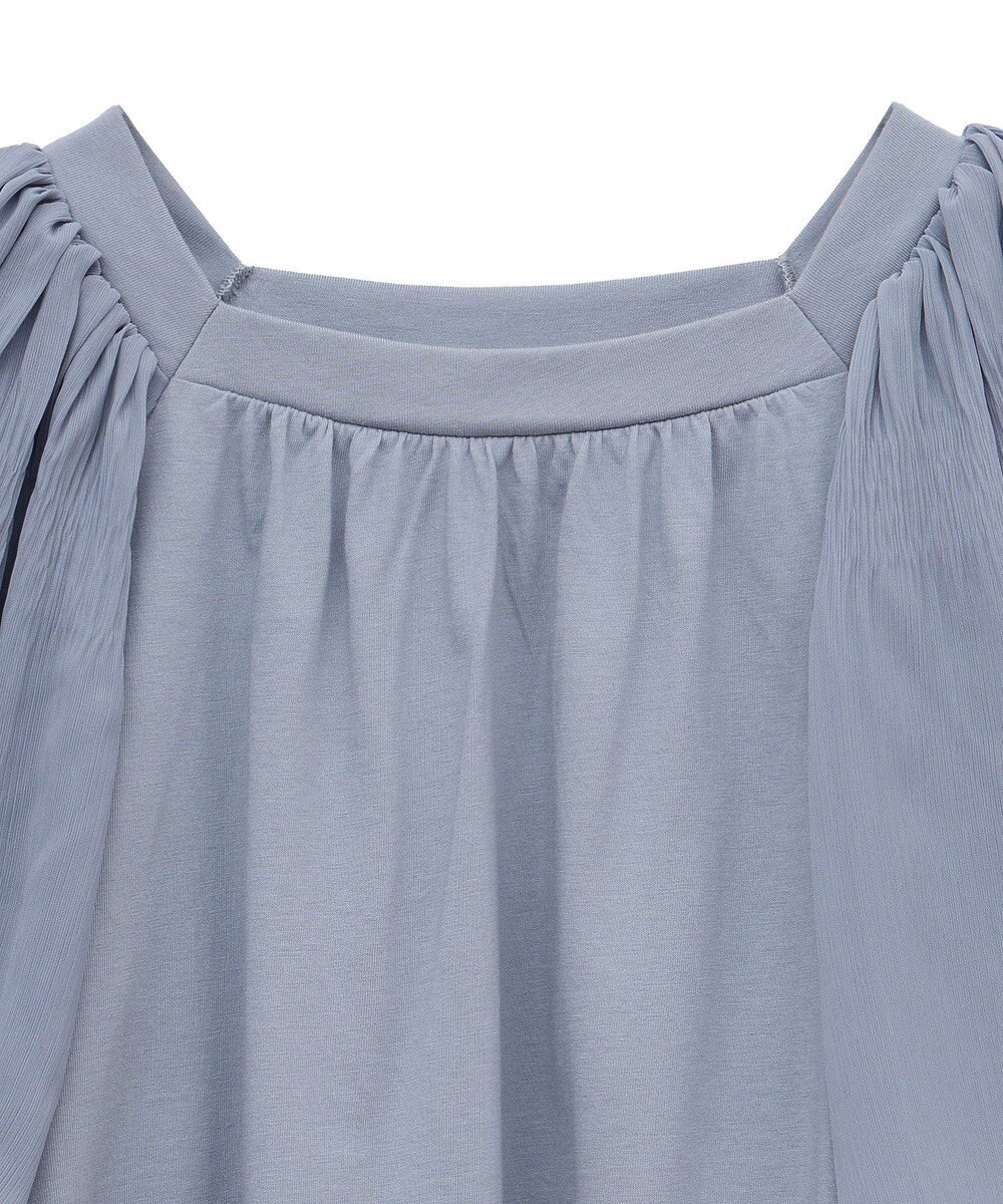 earth music&ecology マジョリカフレアスリーブスクエアプルオーバー 