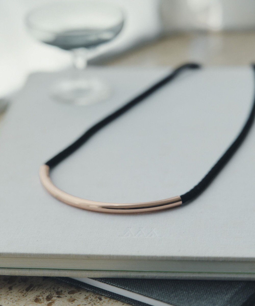 YECCA VECCA アーチラインコードネックレス 