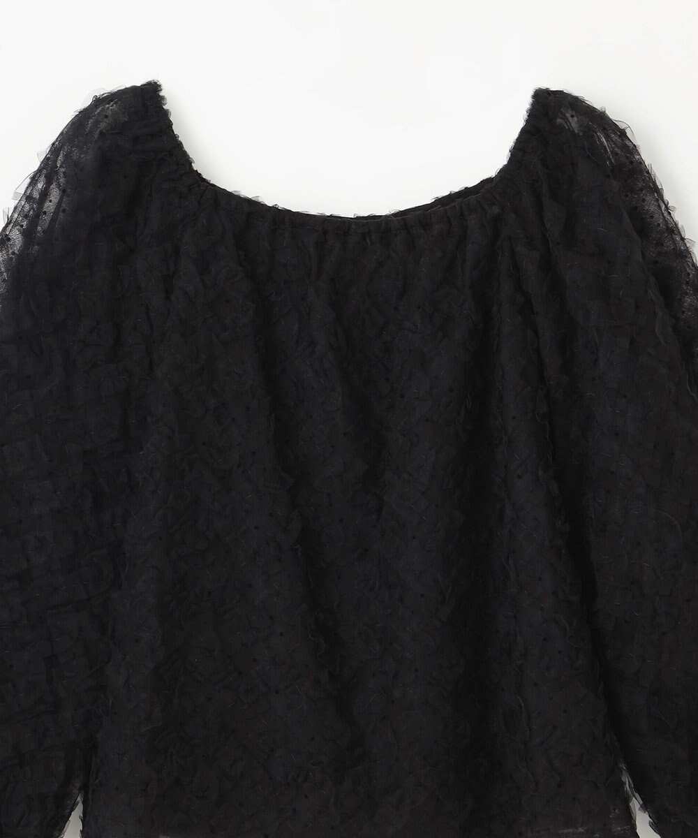 GRACE CONTINENTAL チュール刺繍トップ 