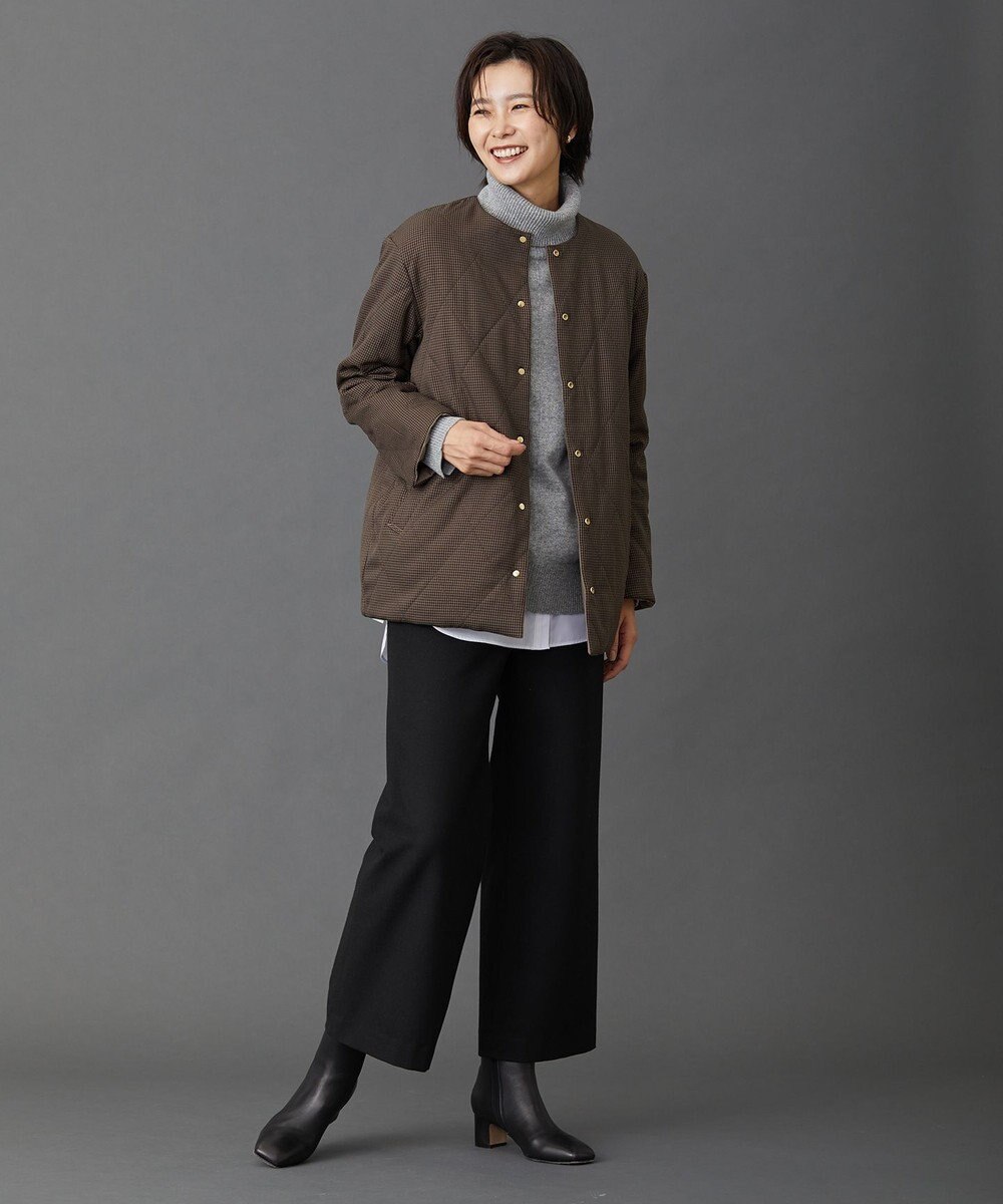 J.PRESS LADIES ピーチマルチポリリバーシブル アウター 