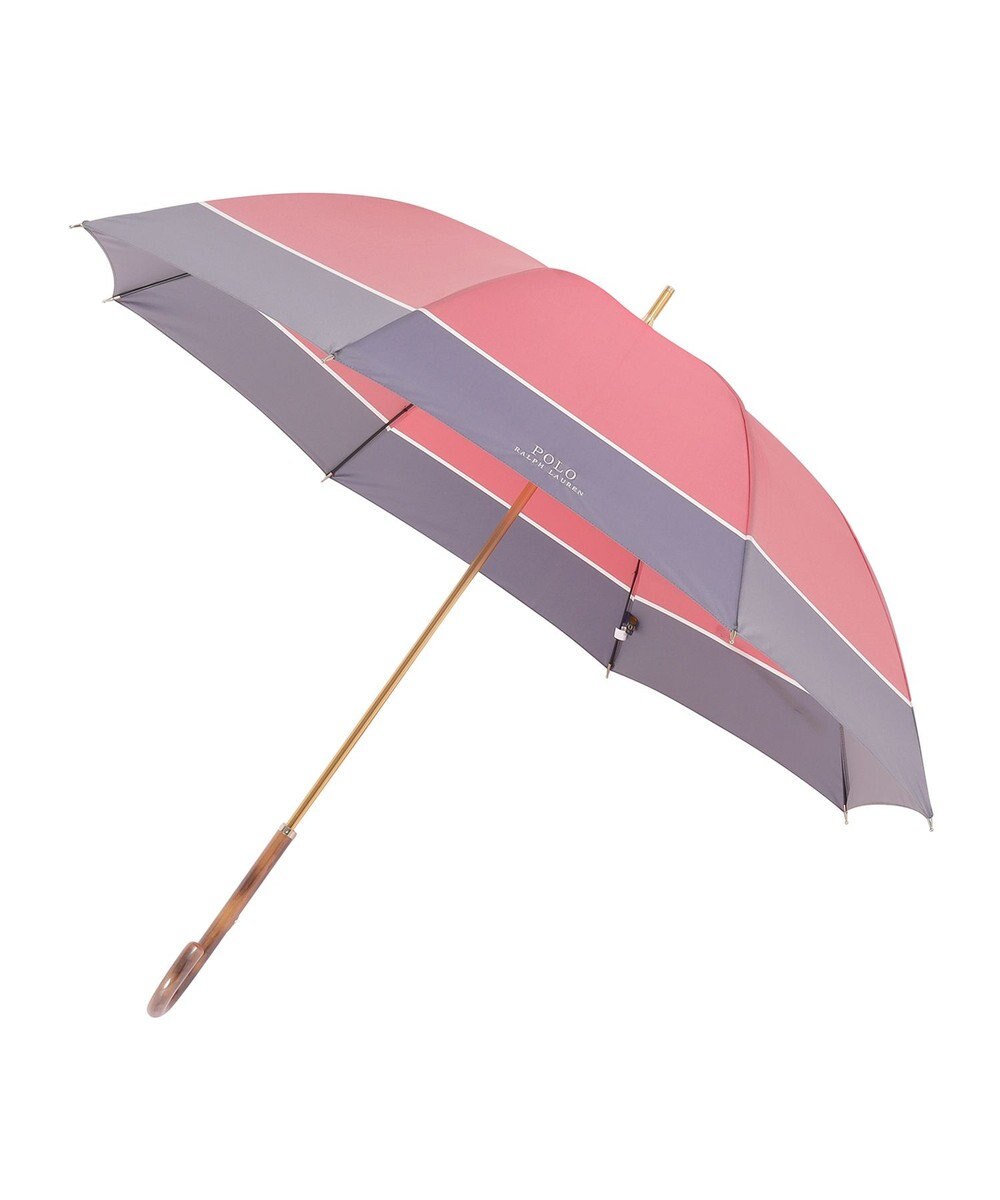 MOONBAT POLO RALPH LAUREN(ポロ ラルフローレン) 長傘 ロゴ刺繍 バイカラー 