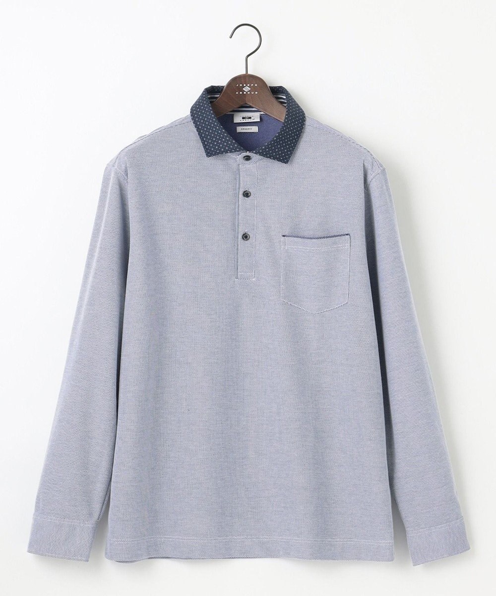 JOSEPH ABBOUD 【キングサイズ・オーガニックコットン】ダディポロシャツ 